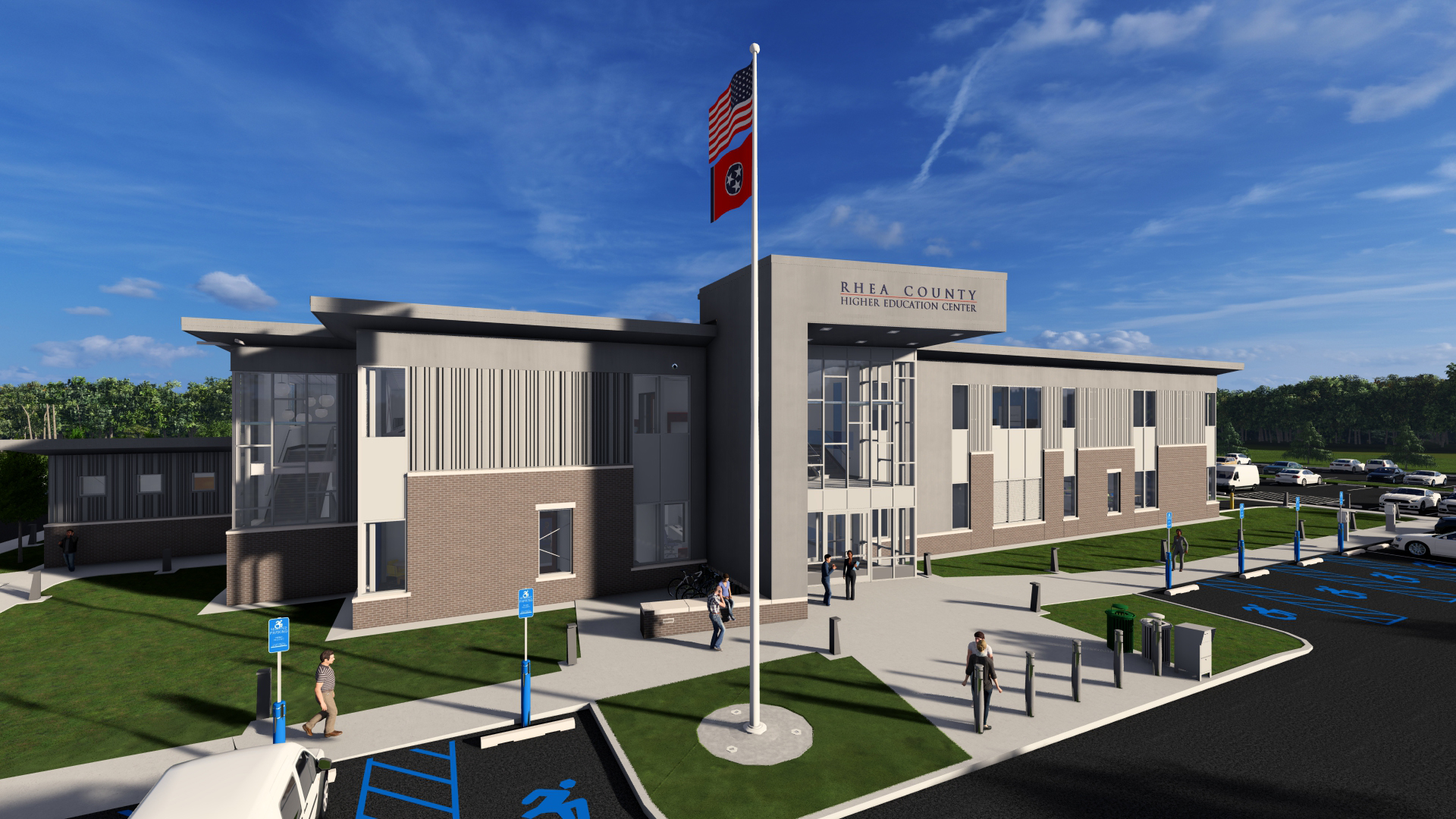 Rhea County Higher Education Center Rhea County Higher Education Center mockup