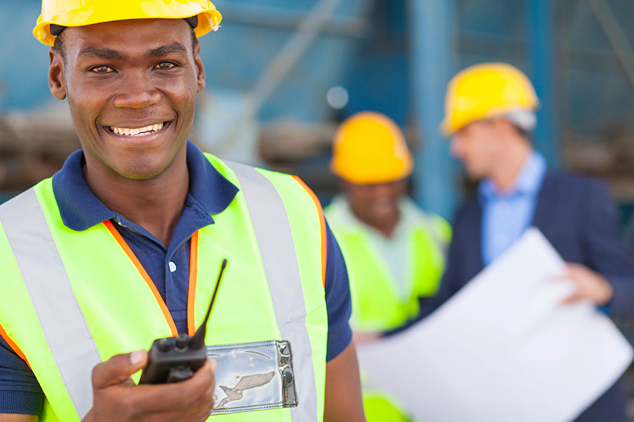 Photo of a civil engineering technician.