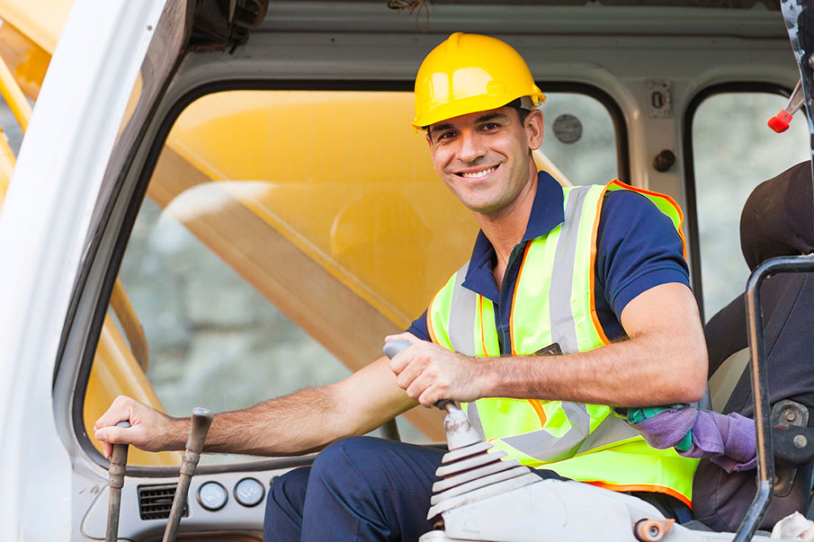 Photo of a Heavy Equiptment Operator.