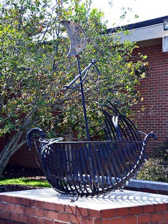Spectre Ship Sculpture