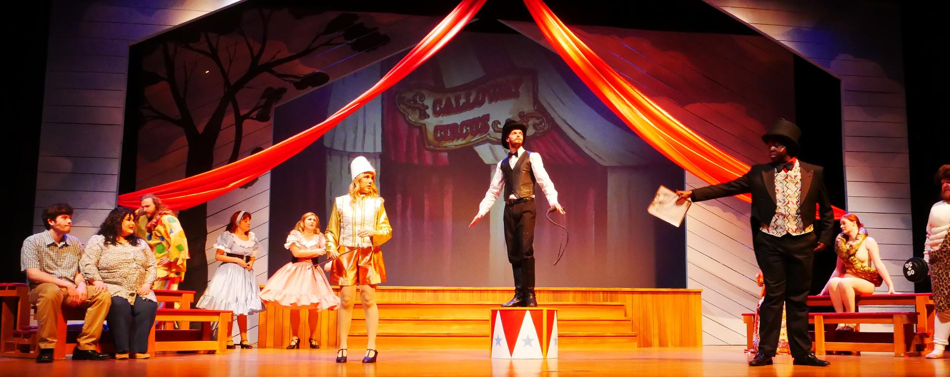 Calloway Circus on stage
