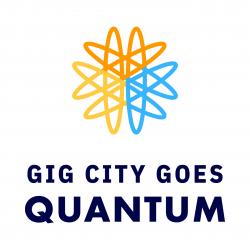 Gig City Goes Quantum Logo on White Background