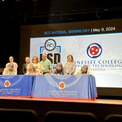 Students sign letters of intent during TCAT National Signing Day. Students sign letters of intent during TCAT National Signing Day.