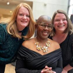 Stephanie Hollis and Dr. Amanda Bennett with Zennia Nesmith Left-Stephanie Hollis Center-Zennia Nesmith RIght-Dr Amanda Bennett.jpg