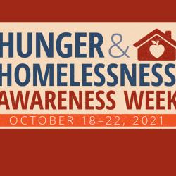 hunger and homelessness awareness words