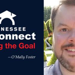 o'mally foster pictured with tn reconnect logo