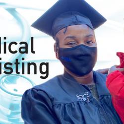 timmesia simmons in her graduation robe with her daughter