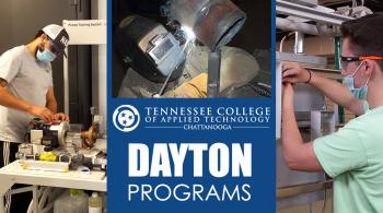 students in industrial maintenance mechatronics, industrial electricity and welding pictured